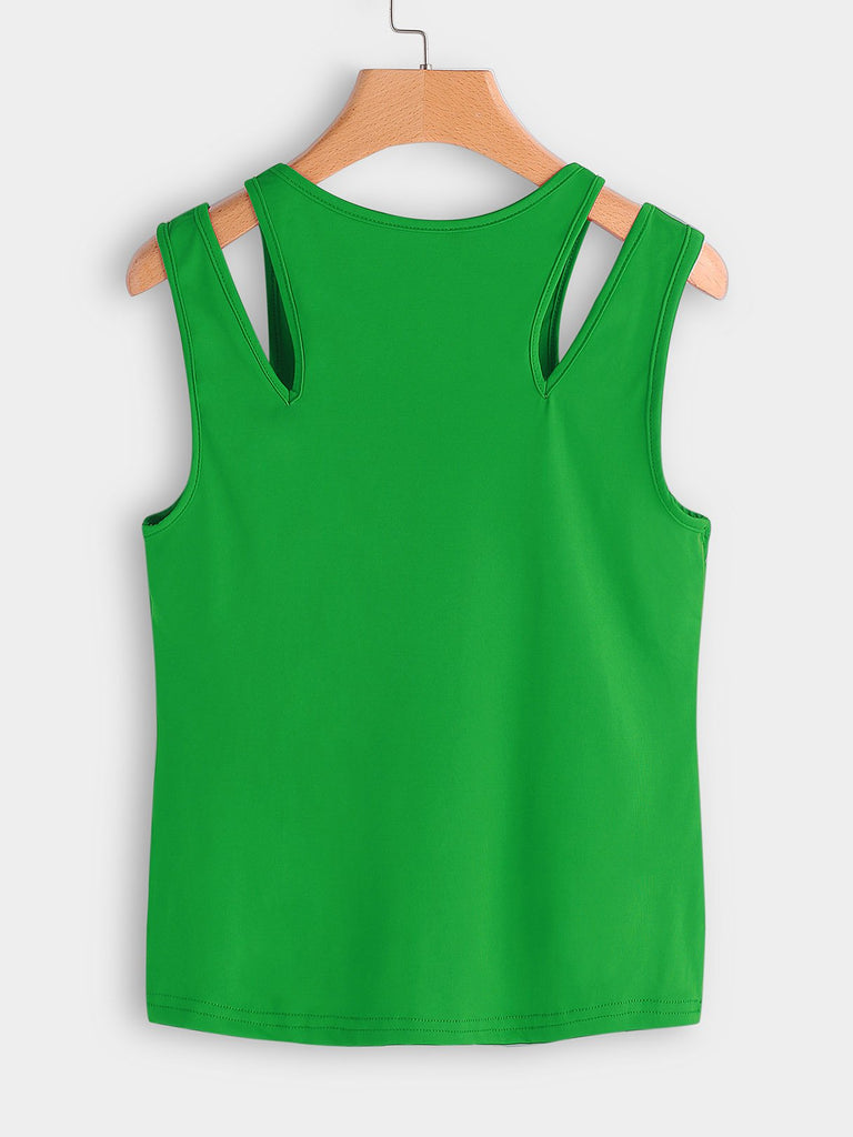 Womens Green Camis