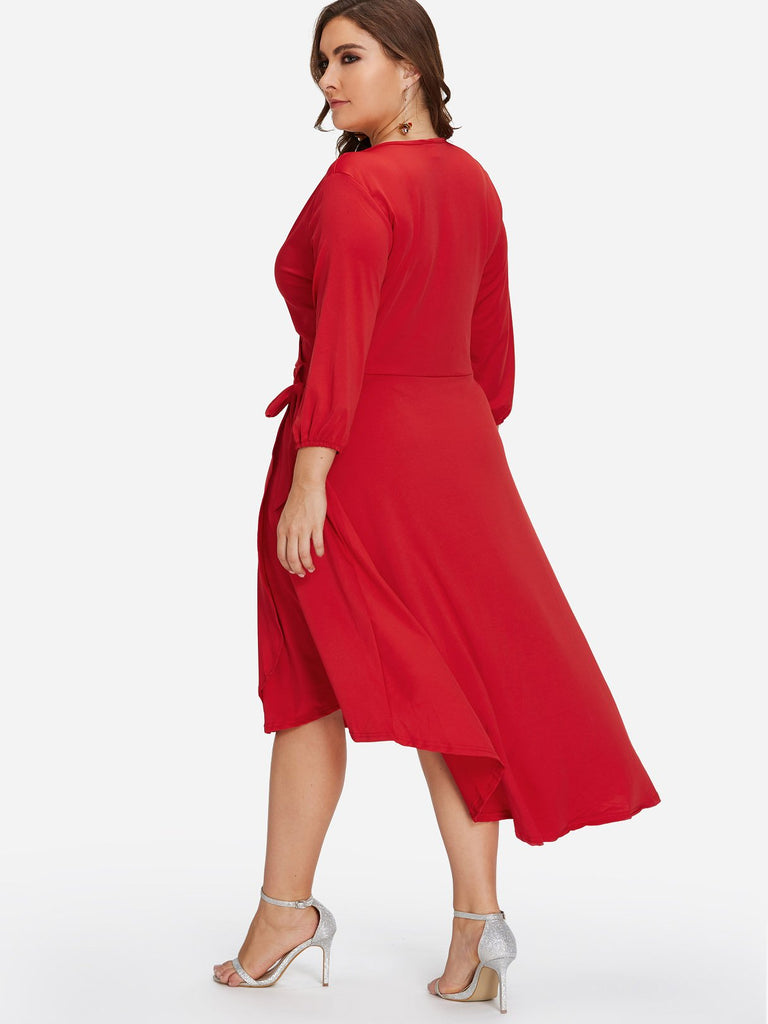 Womens Red Plus Size Dresses