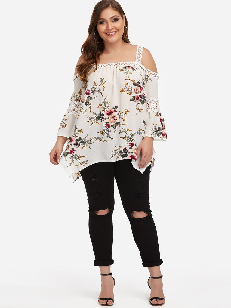 Womens Long Sleeve Plus Size Tops