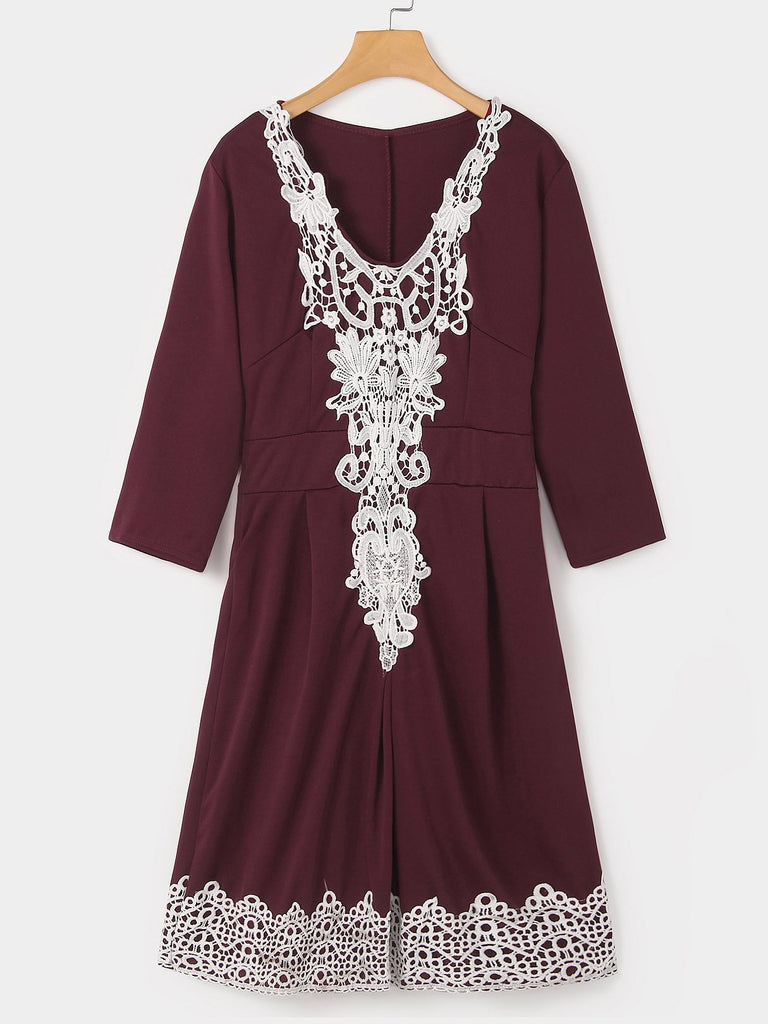 Womens Burgundy Sexy Dresses