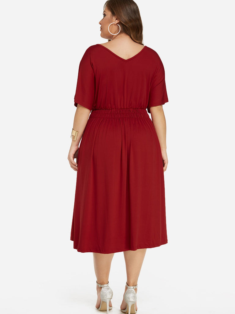 Plus Size One Shoulder Cocktail Dresses