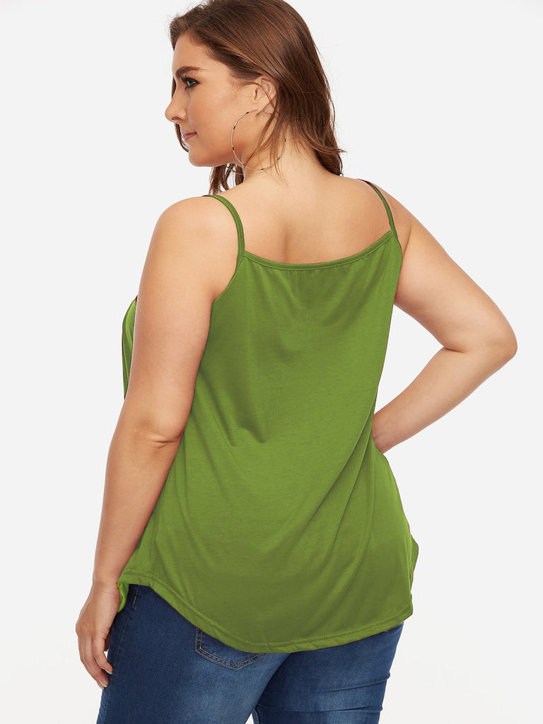 Ladies Sleeveless Plus Size Tops