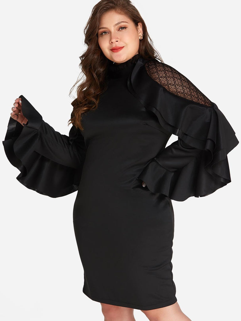 Ladies Black Plus Size Dresses