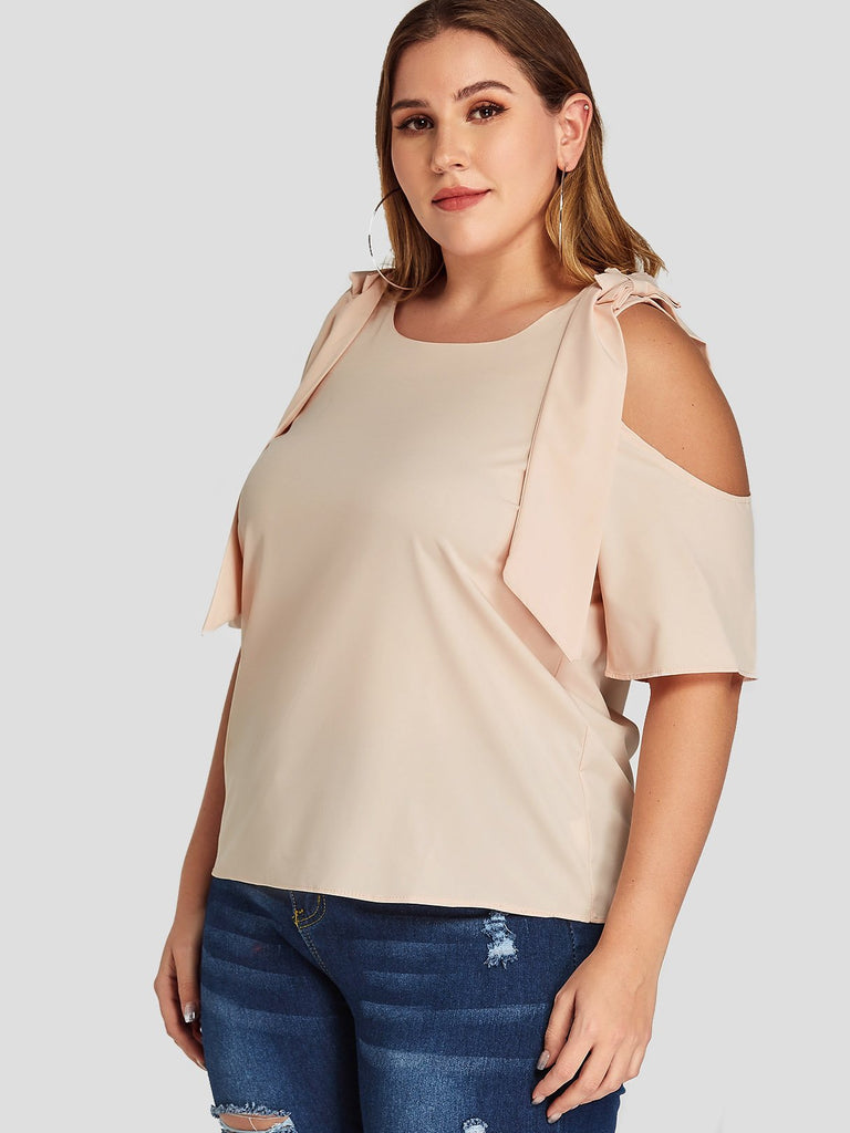 Ladies Nude Plus Size Tops