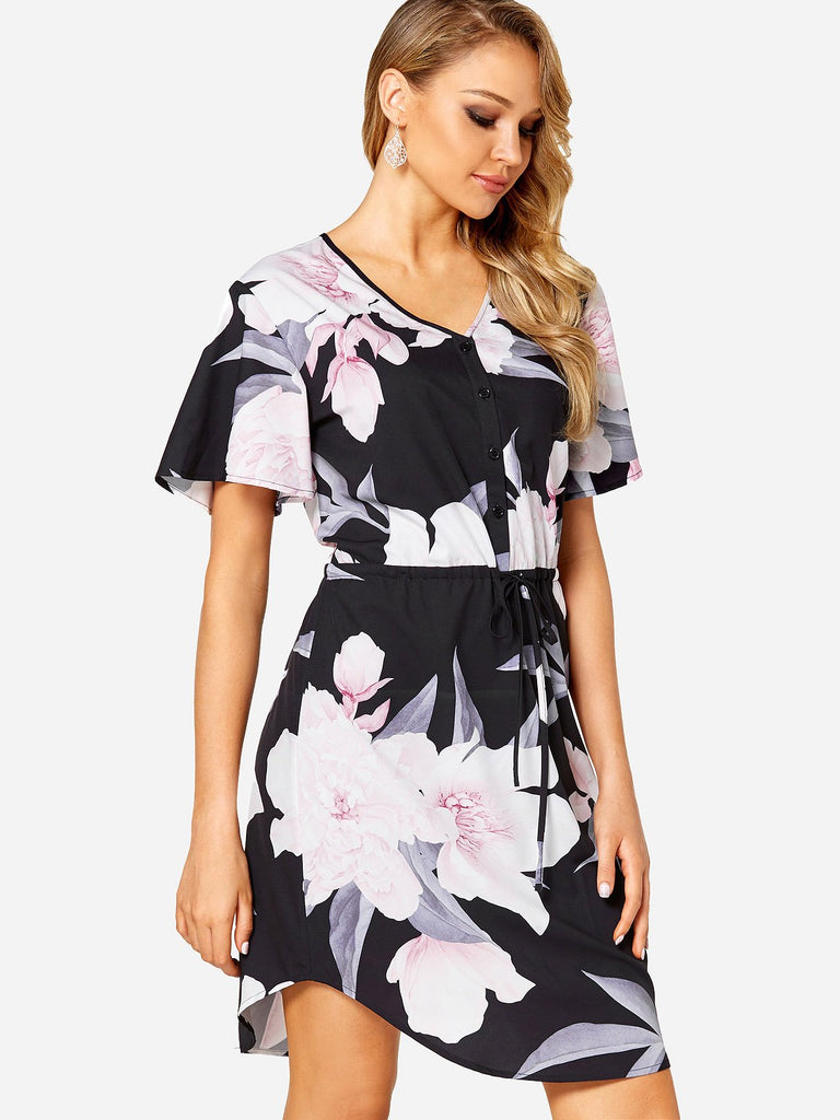 Ladies Floral Floral Dresses