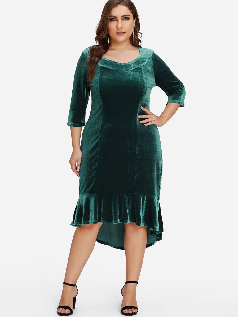 Ladies Black Plus Size Dresses