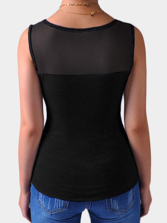 Womens Black Camis