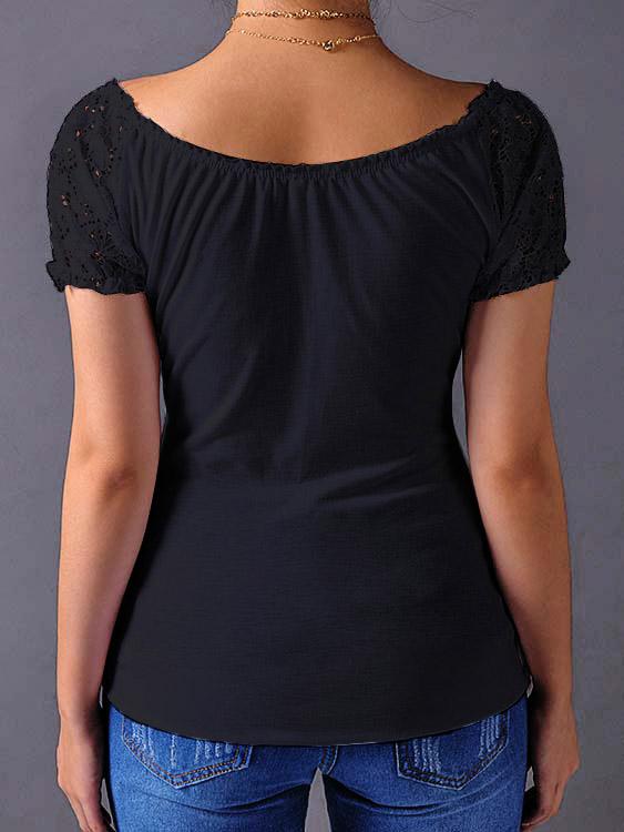 Womens Black T-Shirts