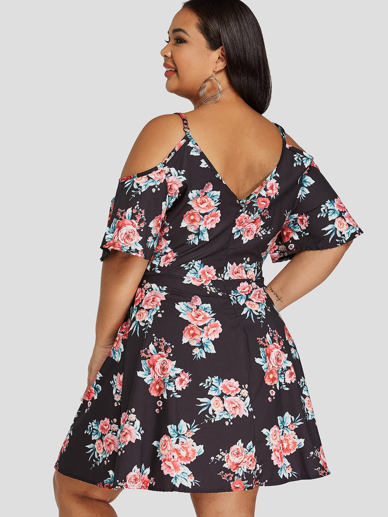 Ladies Half Sleeve Plus Size Dresses