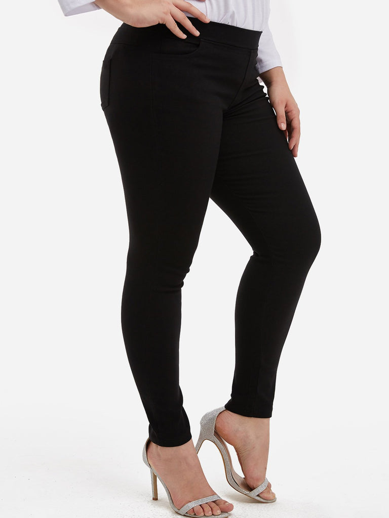 Ladies Black Plus Size Bottoms