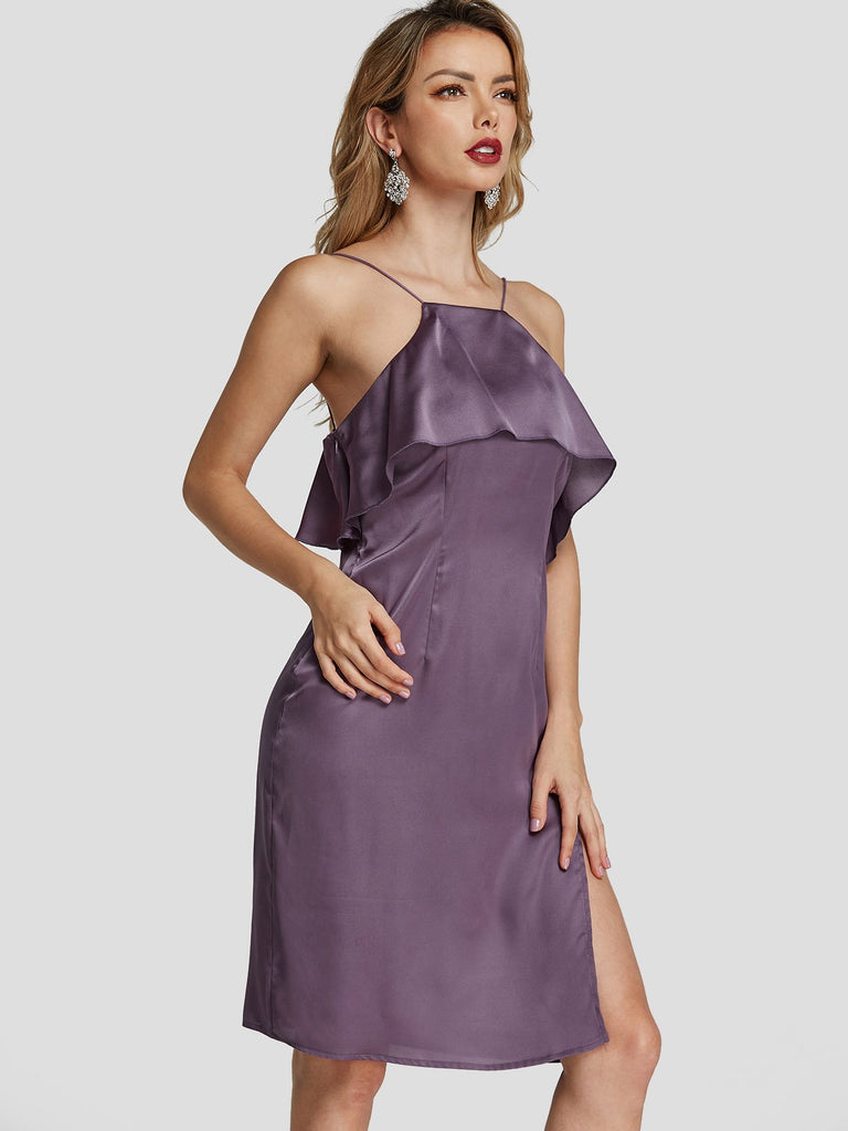 Ladies Purple Sexy Dresses