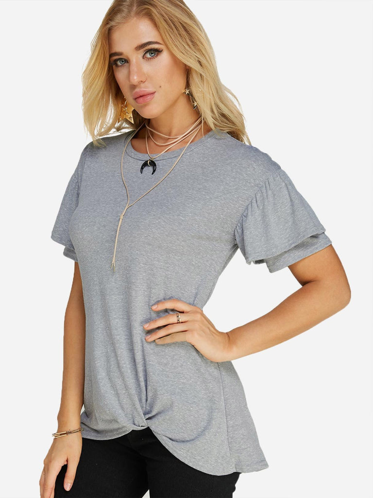 Ladies Grey T-Shirts