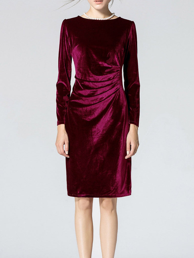 Ladies Burgundy Sexy Dresses