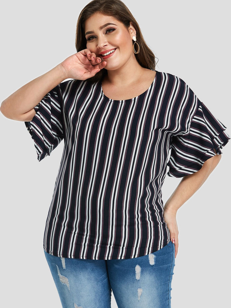 Plus Size Womens Black Tops