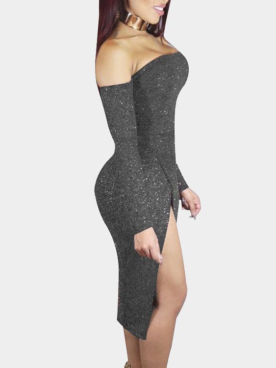 Ladies Grey Sexy Dresses