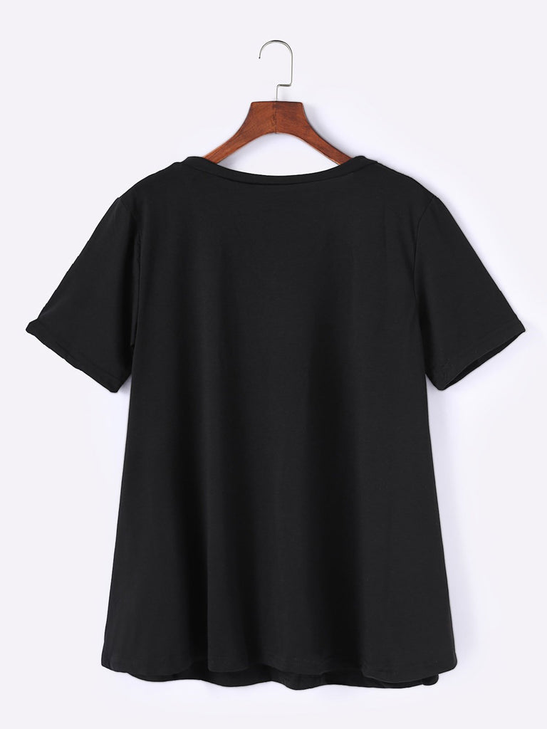 Ladies Black T-Shirts