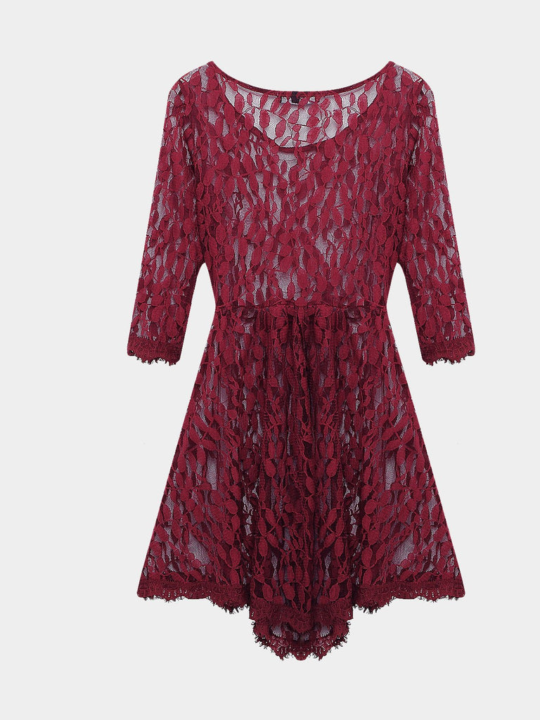 Womens Burgundy Sexy Dresses