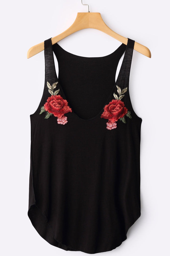 Womens Black Camis