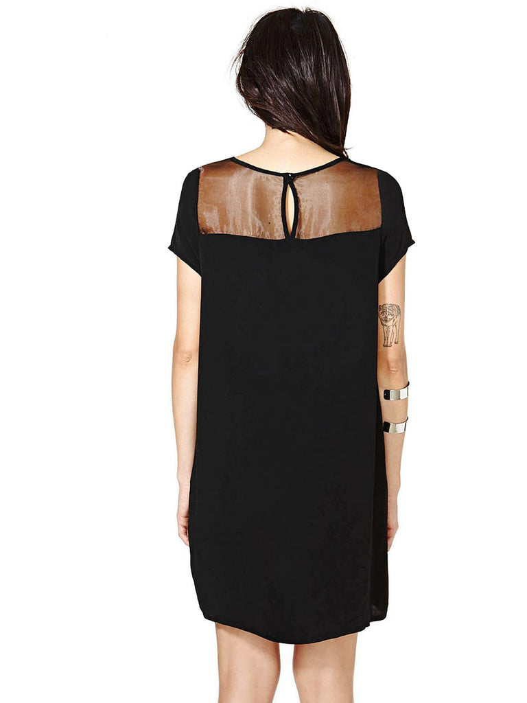 Ladies Black Chiffon Dresses