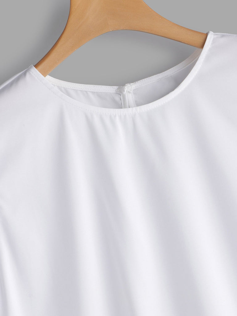 Ladies White Plus Size Tops