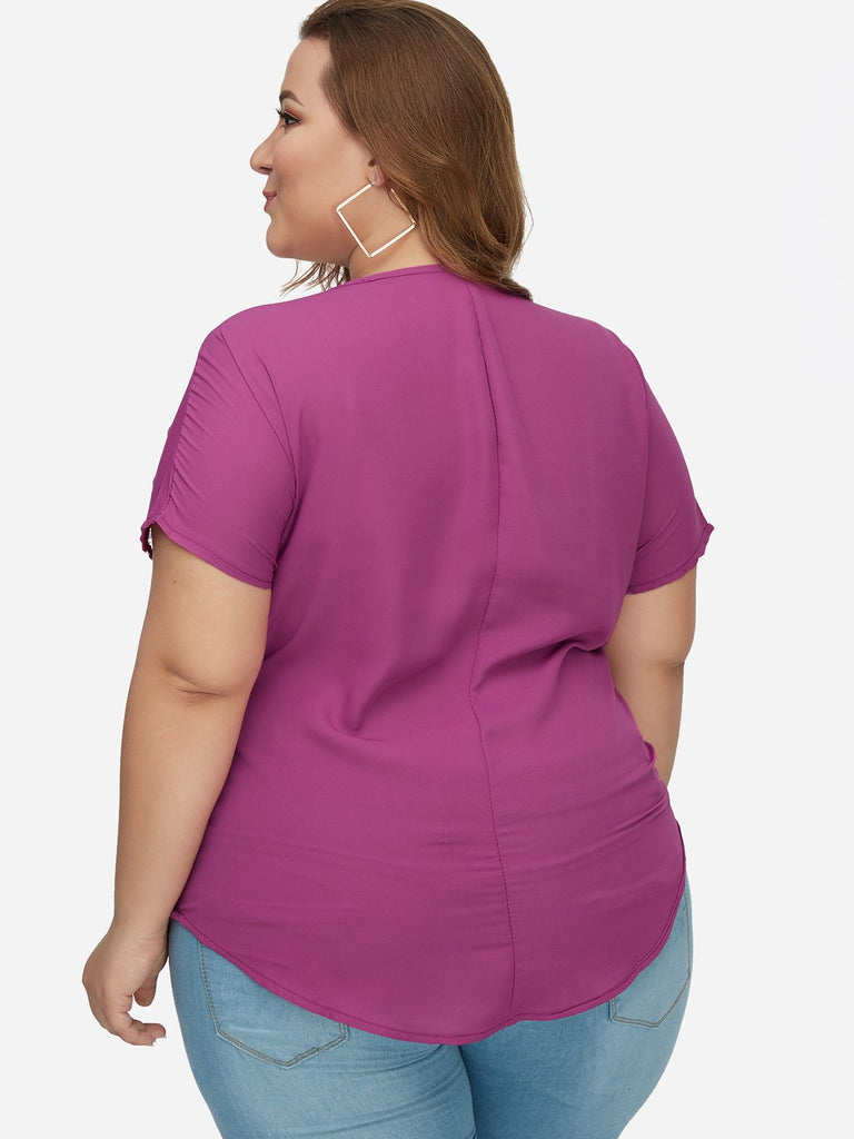 Womens Rose Plus Size Tops