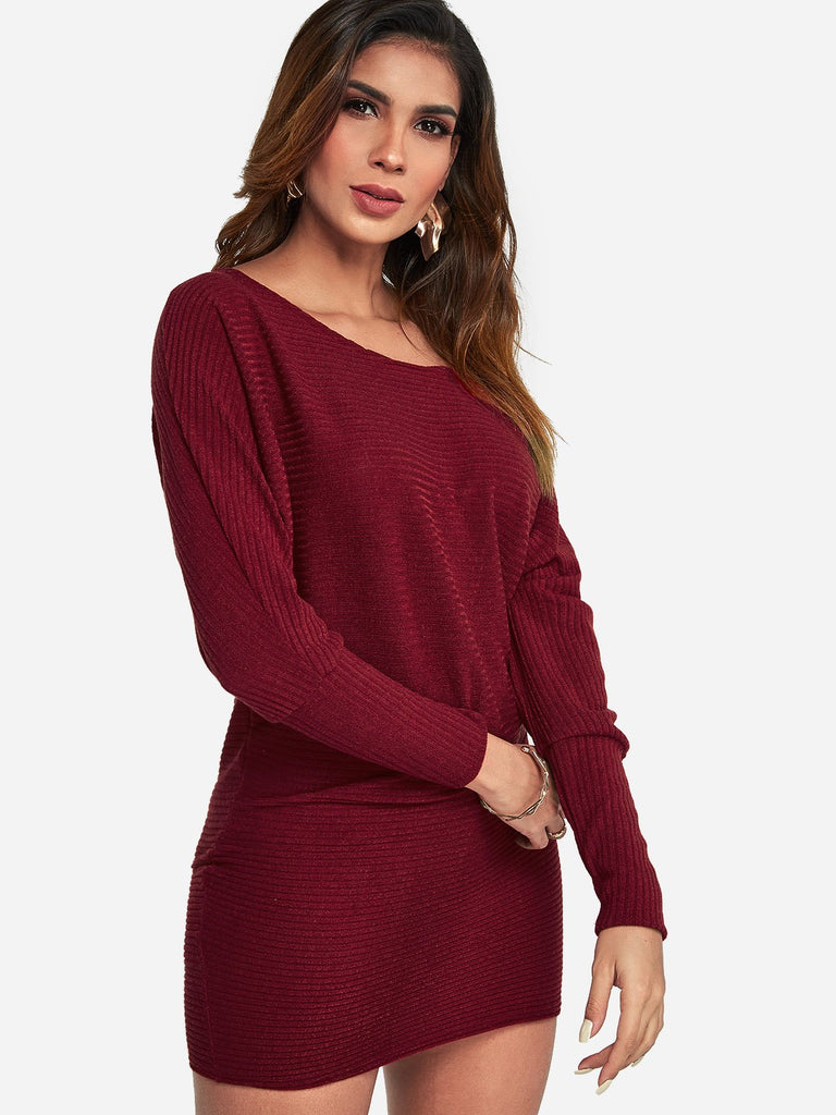 Ladies Long Sleeve Sexy Dress