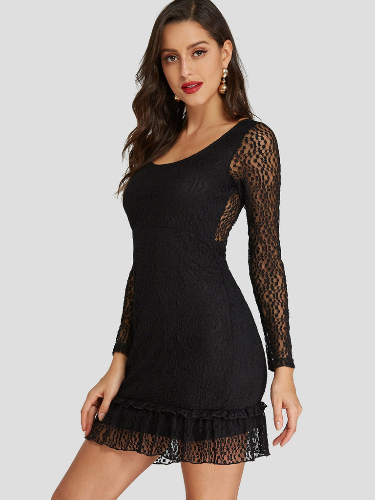 Ladies Long Sleeve Sexy Dresses