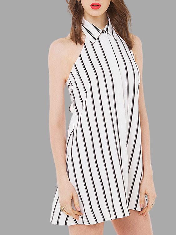 Womens Striped Sexy Dresses