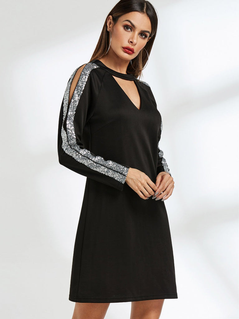 Ladies Long Sleeve Casual Dresses