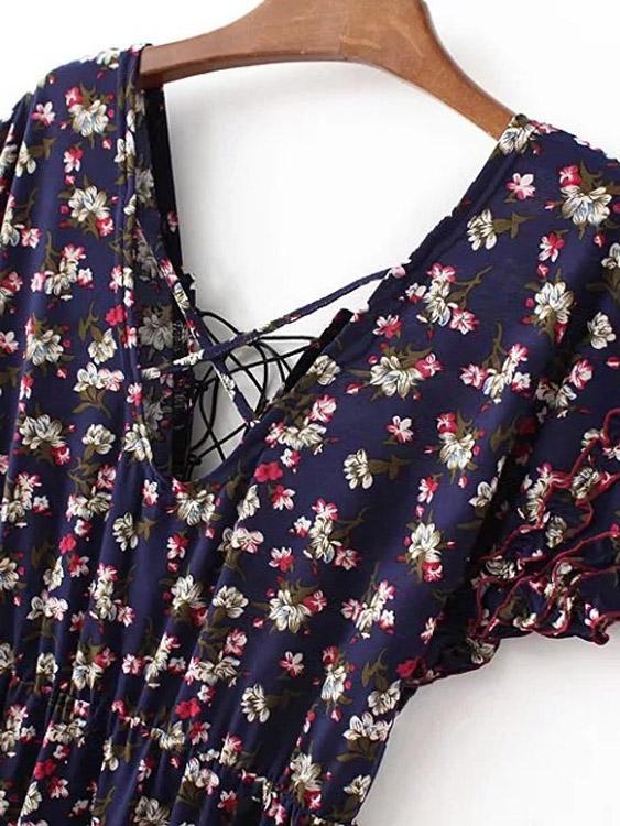 Ladies Multi Floral Dresses