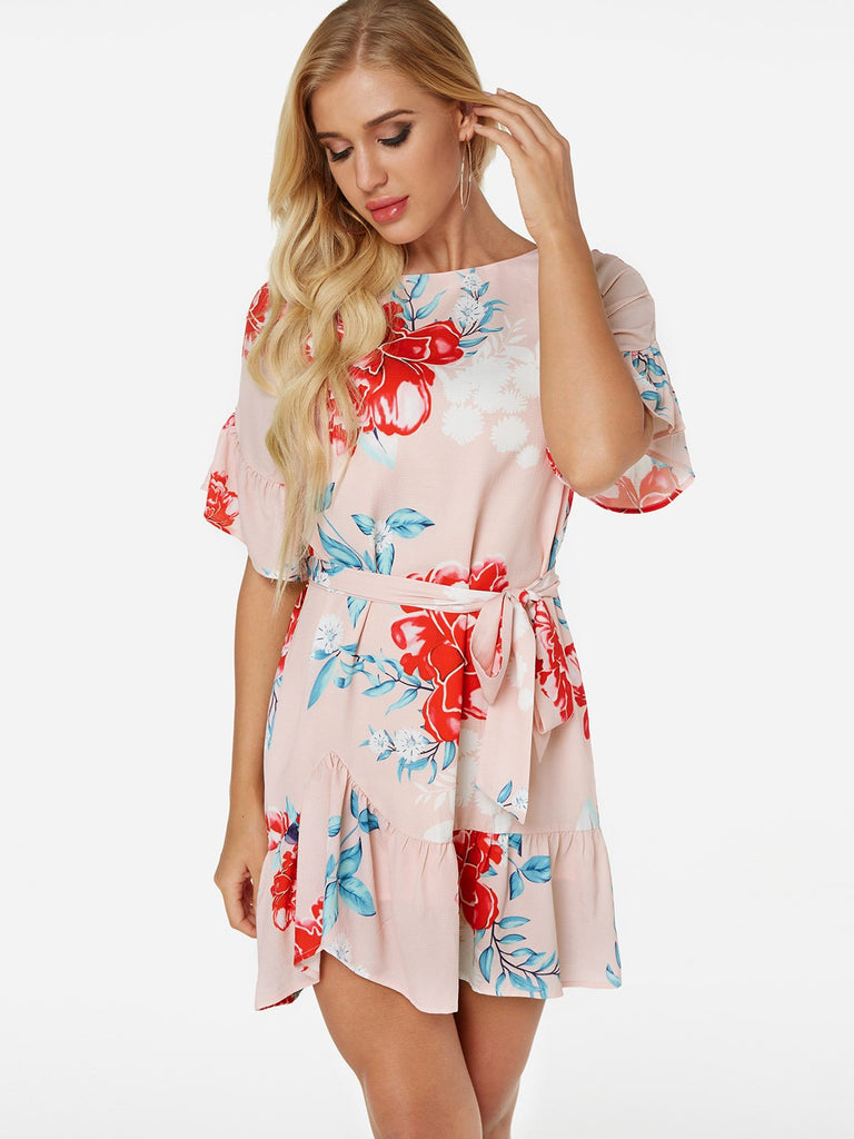 Womens Floral Print Dresses