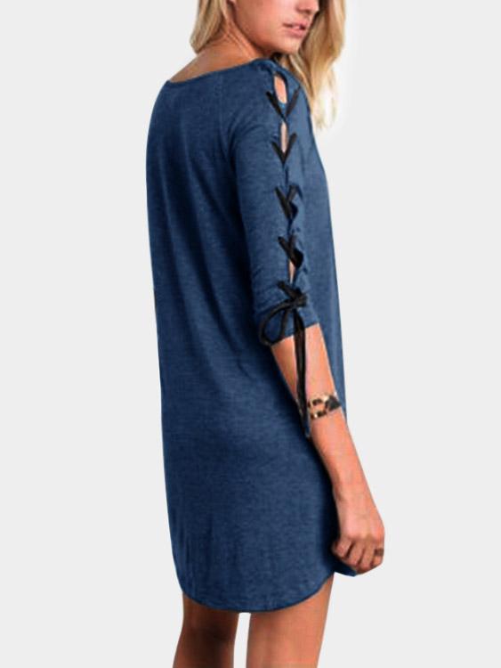 Womens Blue Casual Dresses