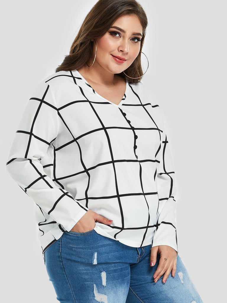 Plus Size Ladies Tops Blouses