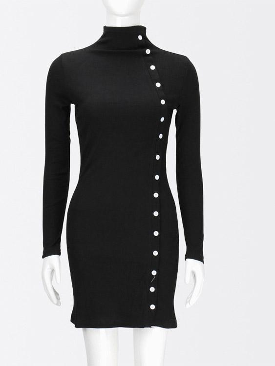 Womens Long Sleeve Sexy Dress