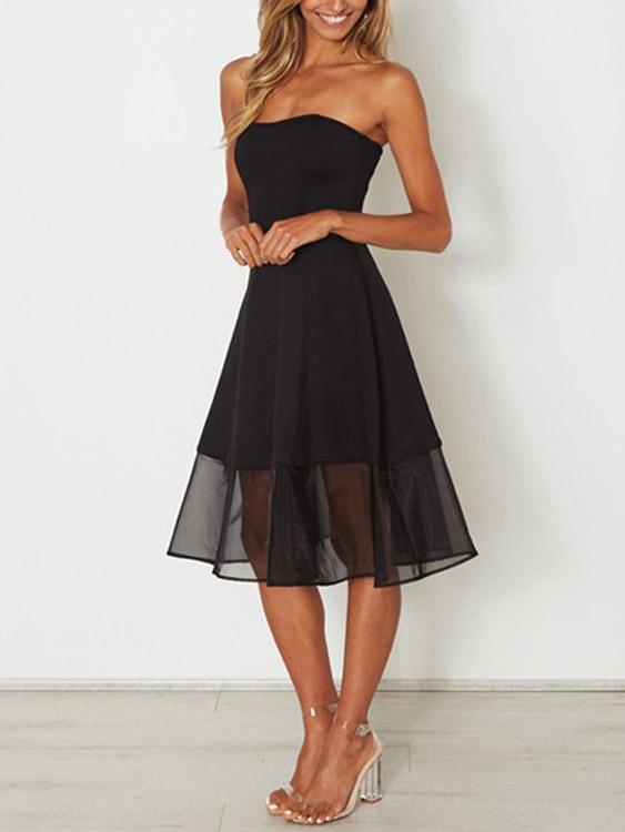 Ladies Black Sexy Dresses