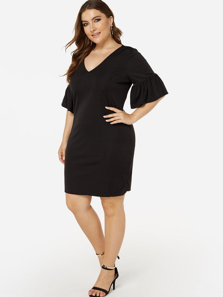 Ladies Black Plus Size Dresses