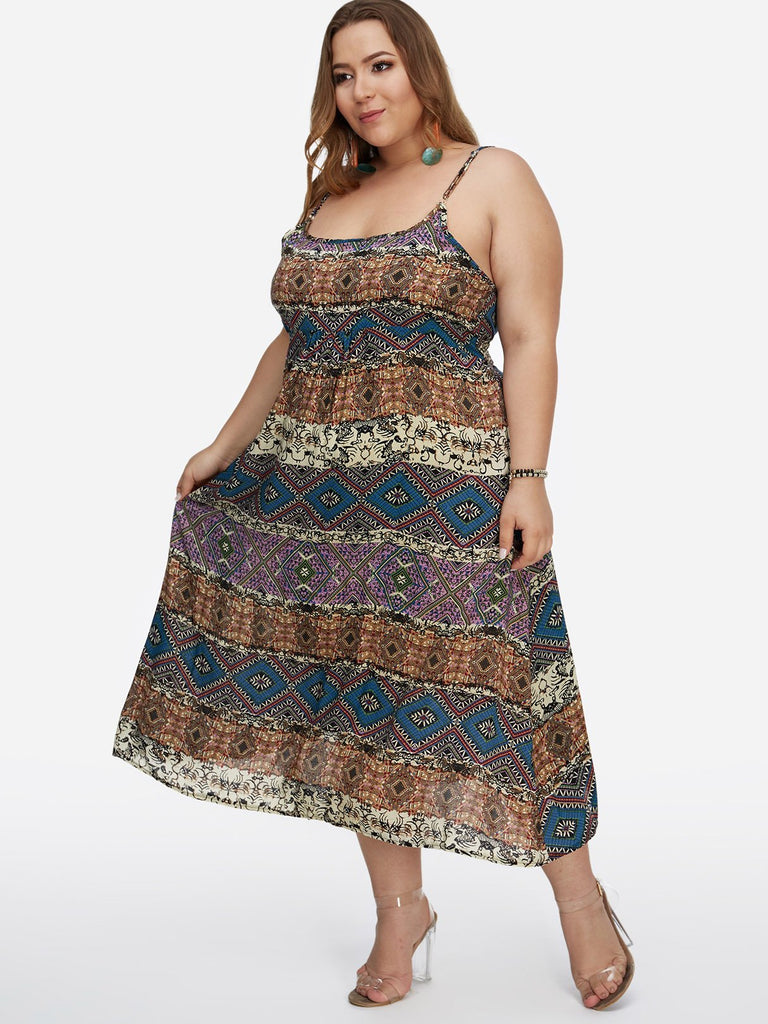 Ladies Multi Plus Size Dresses