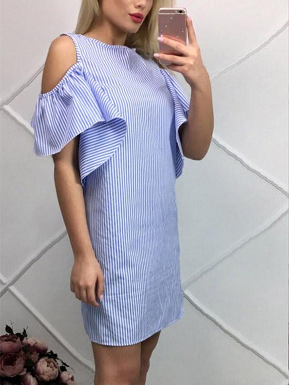 Womens Short Sleeve Casual Dresses