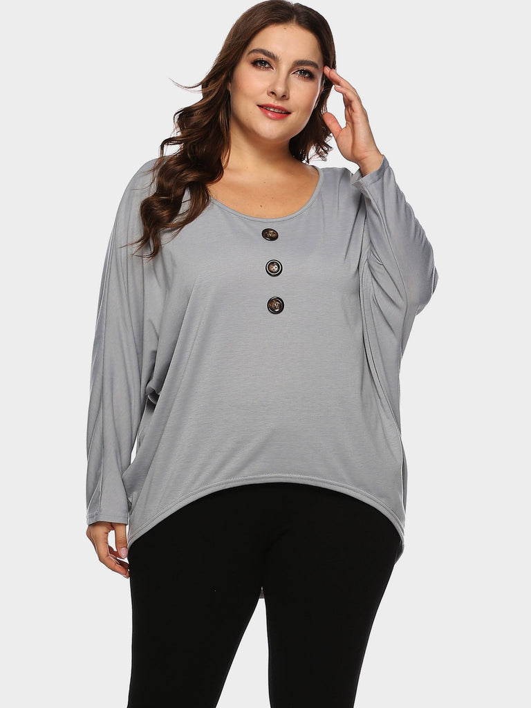 Womens Black Plus Size Tops