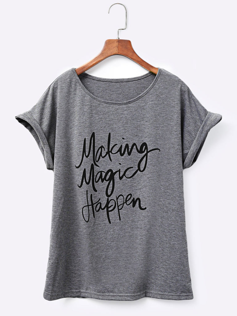 Ladies Grey T-Shirts