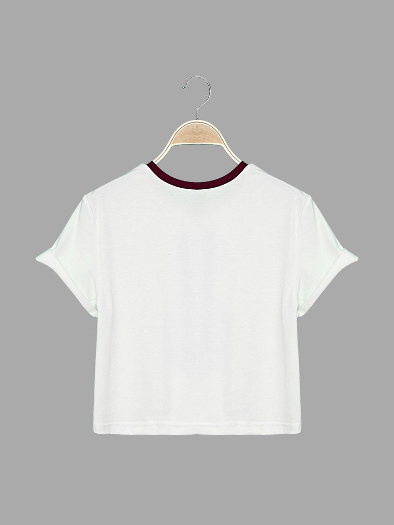 Womens White T-Shirts