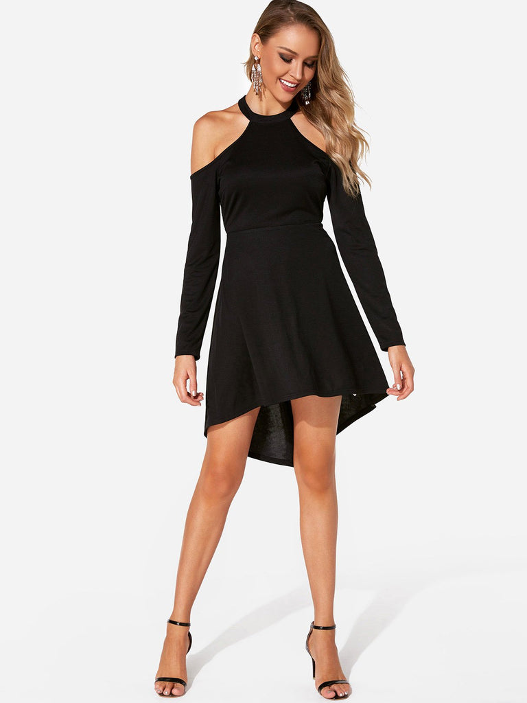 Ladies Long Sleeve Sexy Dress