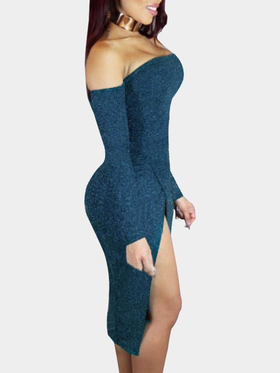 Ladies Long Sleeve Sexy Dress