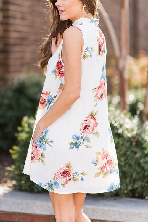 Womens Multi Floral Dresses