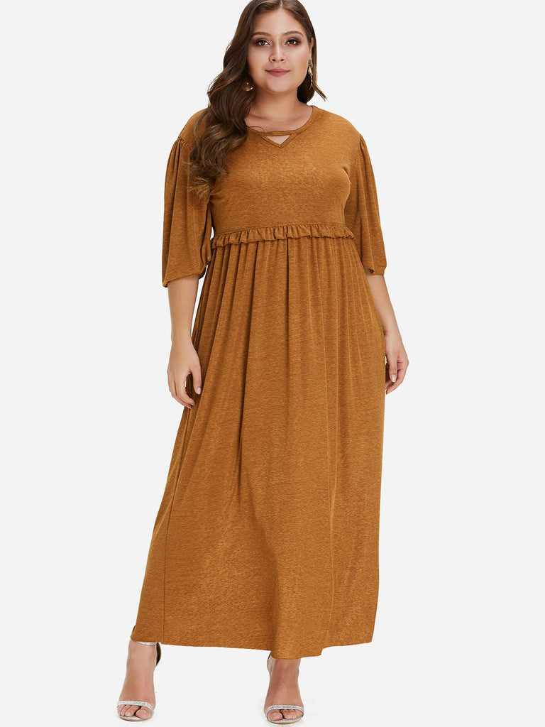 Gold Plus Size Homecoming Dresses