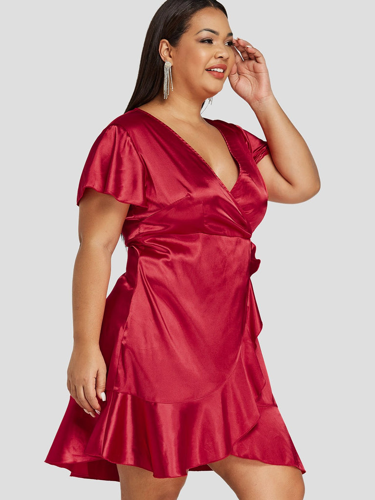 Womens Red Plus Size Dresses