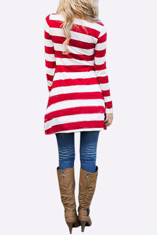 Womens Striped Casual Dresses