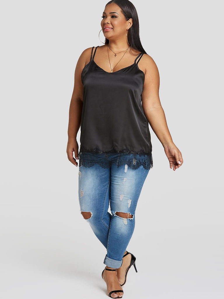 Ladies Sleeveless Plus Size Tops