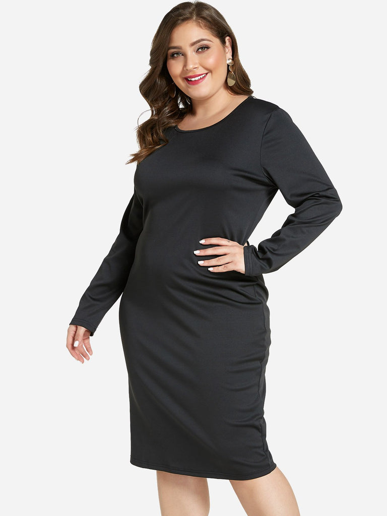 Ladies Black Plus Size Dresses