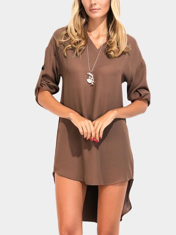 Ladies Long Sleeve Casual Dresses